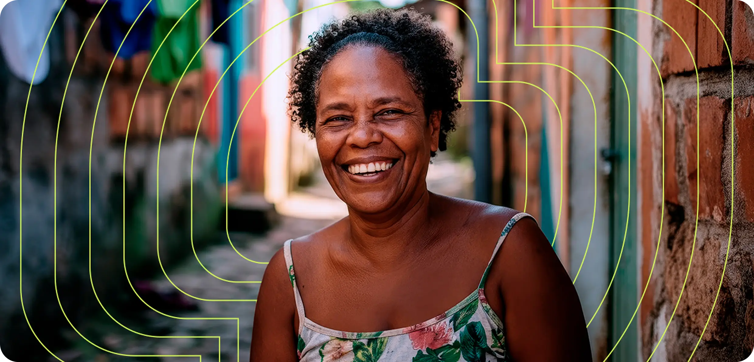 Smiling woman
