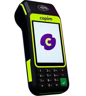 Maquininha de cartão da Capim